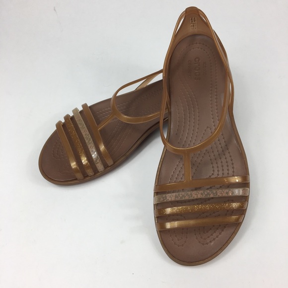 SOLD Crocs Isabella Boho Flat Jelly Sandals - Picture 4 of 8